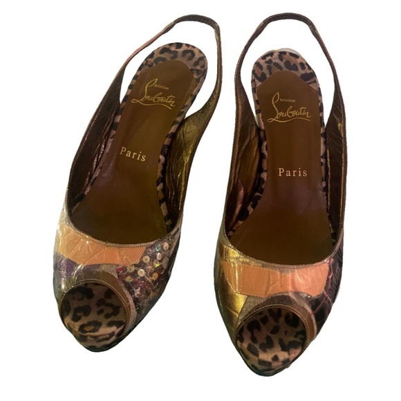 slingback red bottoms